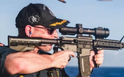 Through a Scope Backwards: A recent publicity photo from the Navy tells us more than we wanted to know about military readiness.